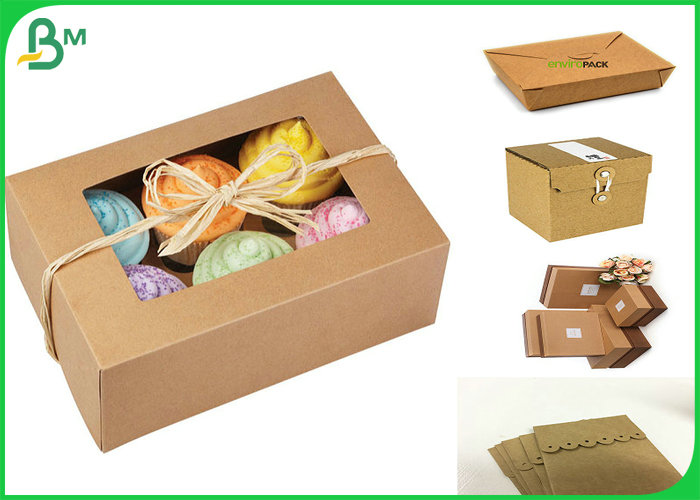250gsm 300gsm 350gsm High Toughness Brown Kraft Board For Packages Boxes