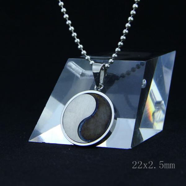 Fashion High Quality Fashion Stainless Steel Round Shapped Necklace Pendant