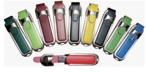 Wholesale custom logo usb 1gb-64gb leather usb flash drive top quality low price for promotion from china suppliers