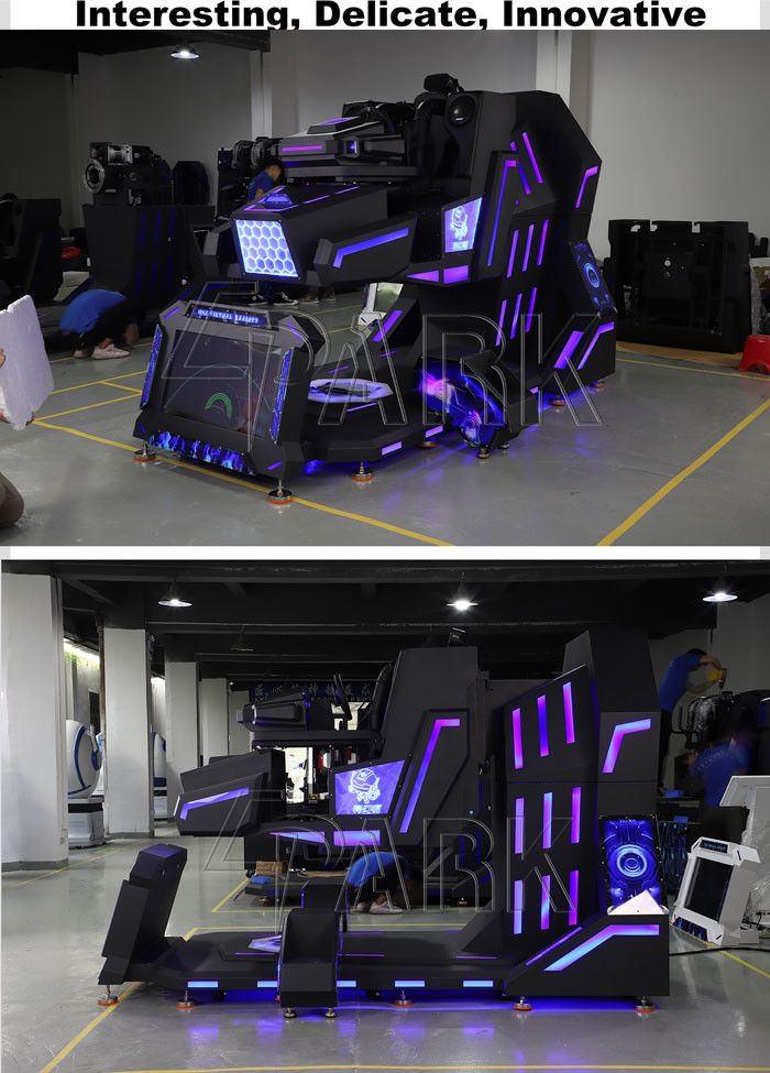 Virtual Reality Headset Flight Ps4 9D VR Simulator / 4D Racing Car Game Machine 360 rotaition and swing
