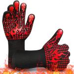 Cotton Road Safety Products Foldable Retractable Silicone Bbq Gloves