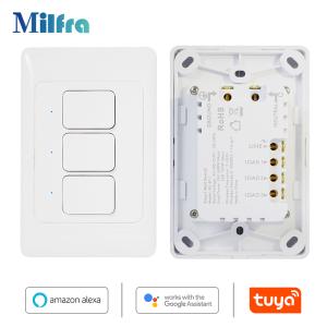 Wholesale KS-811 No Netural Wire Smart Wall Switch 1 2 3 Gang from china suppliers