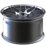 Satin Silver 1 Piece Forged Wheels Monoblock Staggered 22 Inches 5x112 Bolt