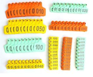 Wholesale Numbering Livestock Ear Tags TPU Rfid Sheep Tags Yellow from china suppliers