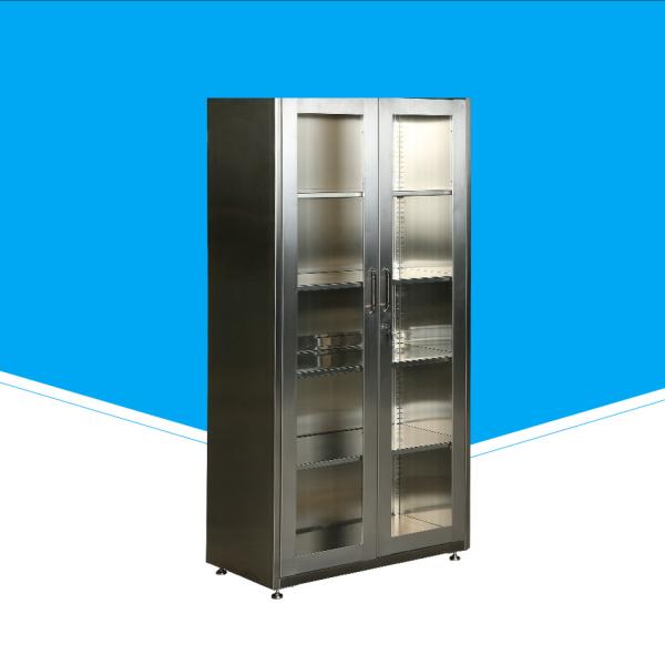 Durable Hospital Storage Cupboards , Stainless Steel Medicine Display Cabinet