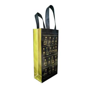 Wholesale Reusable Polypropylene Printed Wine Bags Eco Non Woven Wine Bags Anti Tear from china suppliers