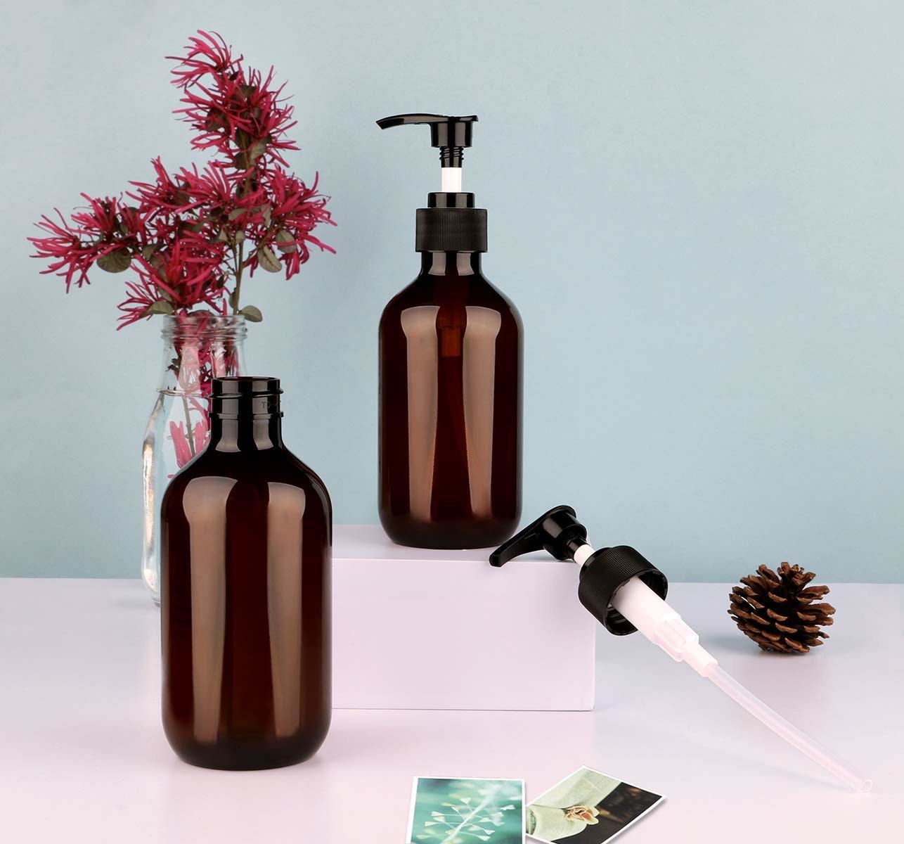 Home Bathroom Plastic Cosmetic Bottles Food Grade Non Toxic Odorless