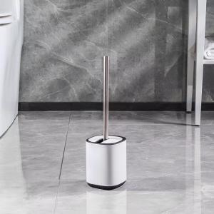 Wholesale Stainless Steel Flip Lid Toilet Brush And Holder For Household Toilet Cleaning Essentials from china suppliers