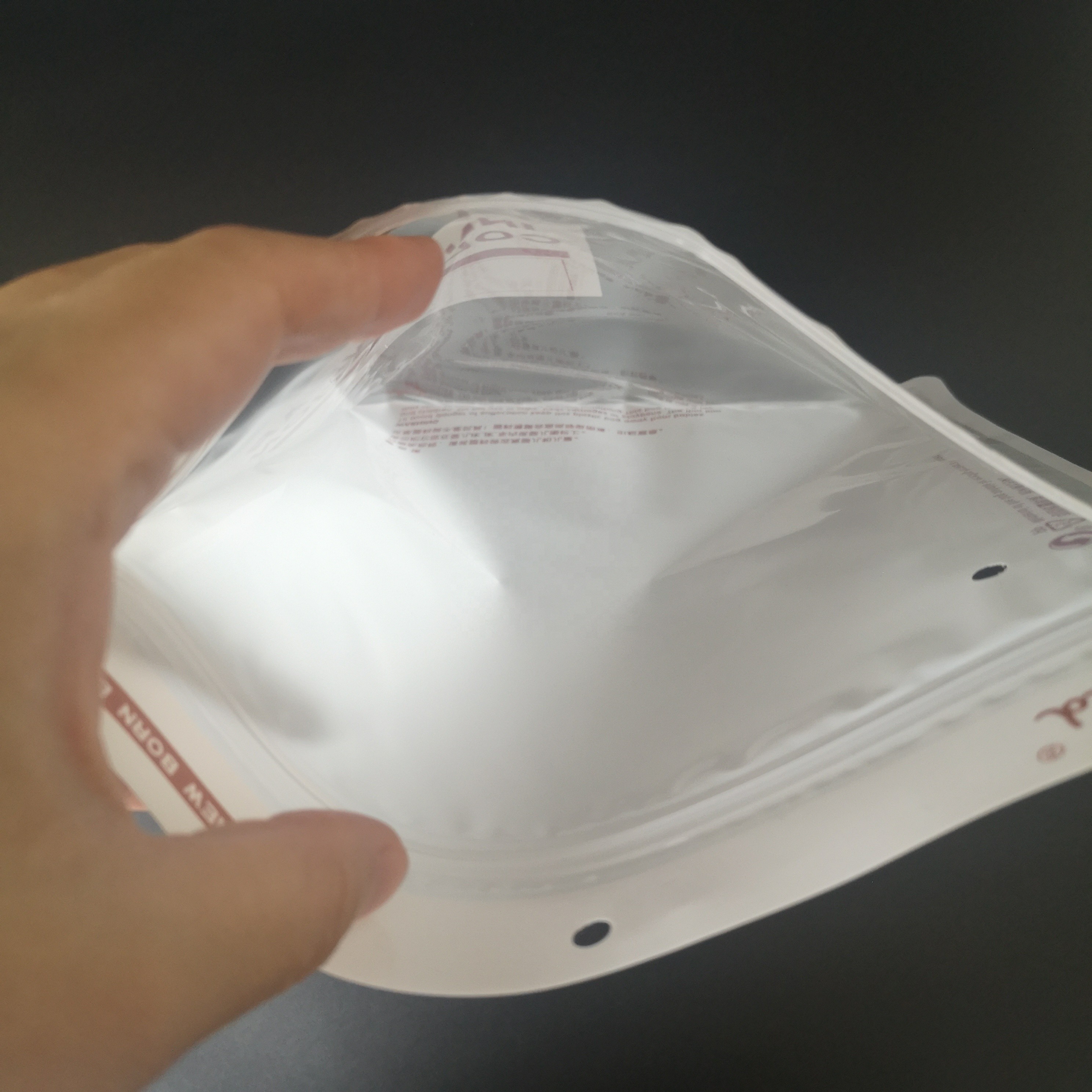 custom wholesale mens /woman underwear garment packaging clear opp/cpp packing poly bag for clothes