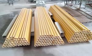 Wholesale Lightweight Plastic Pultruded Fiberglass Tube FRP GRP Hollow Round Bar from china suppliers