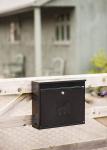 Galvanized Steel Wall Mount Post Box for Small Capacity Mailboxes Townhouse