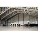 Painted Steel Structure Airplane Hangar Shed Space Frame Aircraft Hangar Roof
