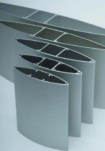 Wholesale Silvery / Black Anodizing Industrial Exhaust Fan Blades Aluminum Louvers Panel from china suppliers