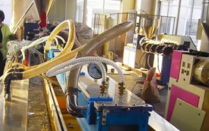 Wholesale PE Plastic Pp Extruder Machine for Wood Foamed Profile and Plate from china suppliers