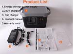 800 Watt Portable Solar Generator Banks Supply 800w Portable Power Station For
