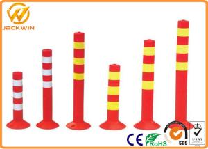 Wholesale Flexible PVC Traffic Delineator Post for Station / Road Safe / Pavement 45cm 75cm Height from china suppliers