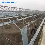 Farm Tunnel Polyethylene Film Greenhouse / Clear Plastic Greenhouse For Various