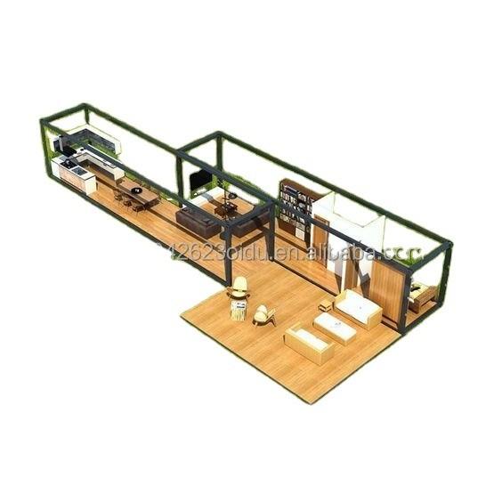 Customized Color 40ft 20ft Modern Luxury Garden Hotel Mobile Small House Quick