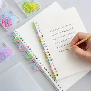 Wholesale Color Plastic Loose Leaf Double Clasp 15 20 27 28 32 35 40mm from china suppliers