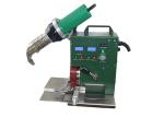 Hemming Banner Plastic 220V Tarpaulin Welding Machine Installed On Table