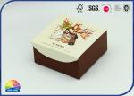 Magnetic Close 1200g Grey Cardboard Hinged Open Gift Paper Box