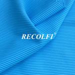 Anti Static Ribbed Activewear Knit Fabric Bright Color Stretch Leggings