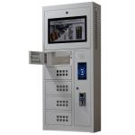 5V / 2.1A Multi Plug Cell Phone Storage Cabinet Touch Ads Screen Hotel Use