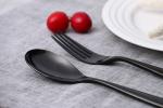 Home Perfect Finish 145mm Black Stainless Cutlery