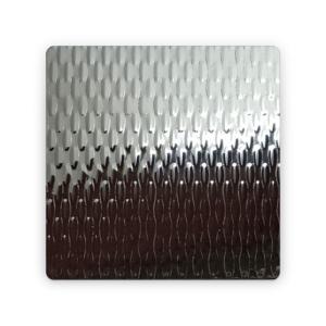 Wholesale 304 316 2B/BA Finish Embossing 2WL Textured Metal Plate Woven Texture Pattern Stainless Steel Sheet from china suppliers