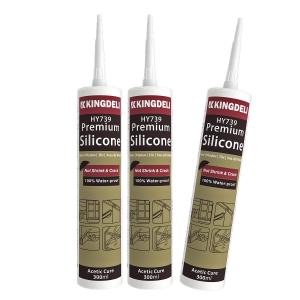 Wholesale Acetic General purpose Glass Adhesives silicone glue Weatherproof Silicone Sealant from china suppliers