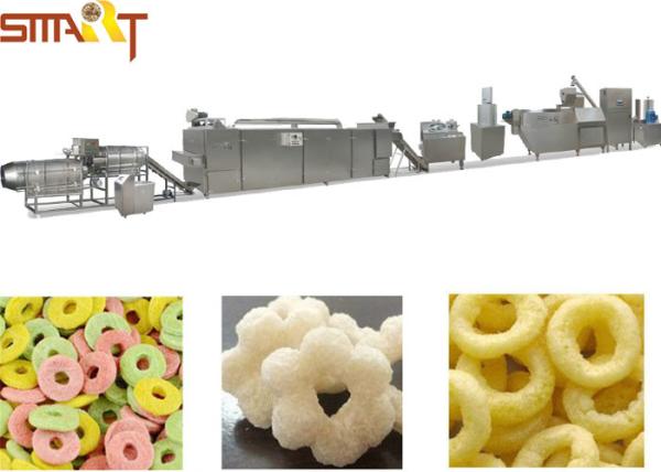 WEG Motor ABB Electric Parts SR -70 Corn Puff Extruder Machine , Corn Puff