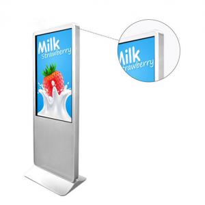 China 43 Inch Digital Advertising Kiosk , Interactive Lcd Panel Wifi Network Support on sale