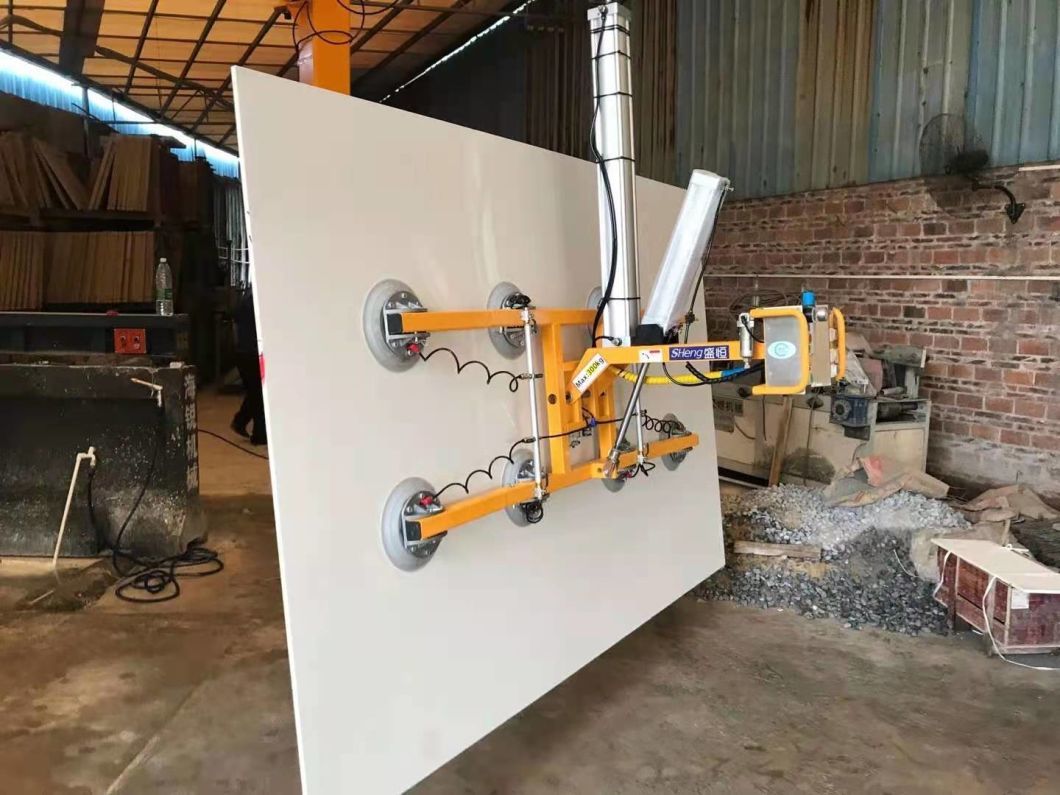 CE Glass Handling Trolley Electric Mobile Glass Lifting Crane Heavy Panels Lifting Robot with Vacuum System