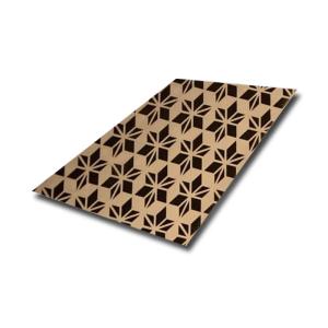 Wholesale 304 316 430 Mirror Etched Stainless Steel Sheet Decorative Wall Covering Sheets from china suppliers