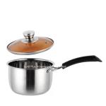 16cm,18cm Wholesale stainless steel noodle cooking pot with compound bottom