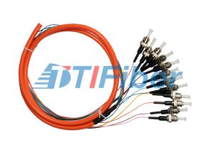 Wholesale ST Fiber Optic Pigtail Muticore Fiber Cable with OFNP OFNR Jacket from china suppliers