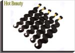 Body Wave Virgin Remy Hair Unprocessed Human Hair Extensions Color Black Soft