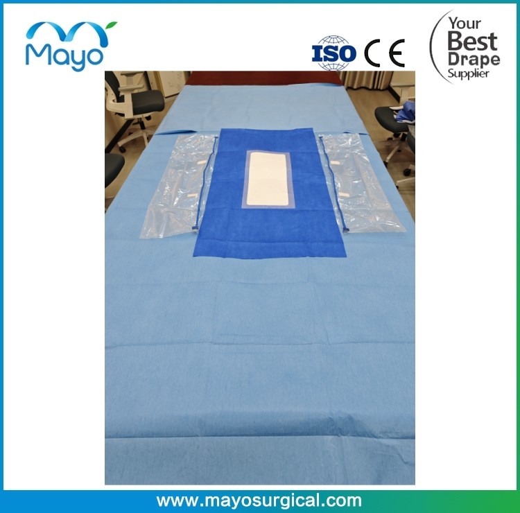 Complex Material Surgical Spine Drape Pack For Spinal Surgery