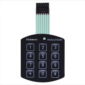 China Capacitive Membrane Touch Switch Tactile Metal Dome Membrane Switch on sale