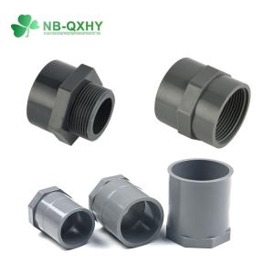 Wholesale Flexible 63mm PVC DIN Standard Male Thread Adapter for Water Fitting Connection Joint from china suppliers