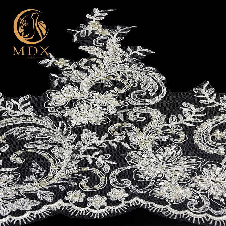 Elegant Wedding Sewing Lace Trim Fashion Embroidered Customized