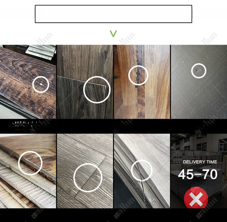 Waterproof SPC Flooring Click Lock Light Gray PVC Stone Plastic Floor Tiles for Indoor