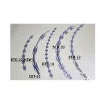 Silver Gray Razor Barbed Blade Wire Effective Perimeter Protection