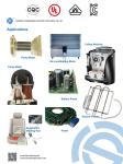 Automatic Reset AC Motor Thermal Protection , Bimetal Thermostat 125Vac / 16A