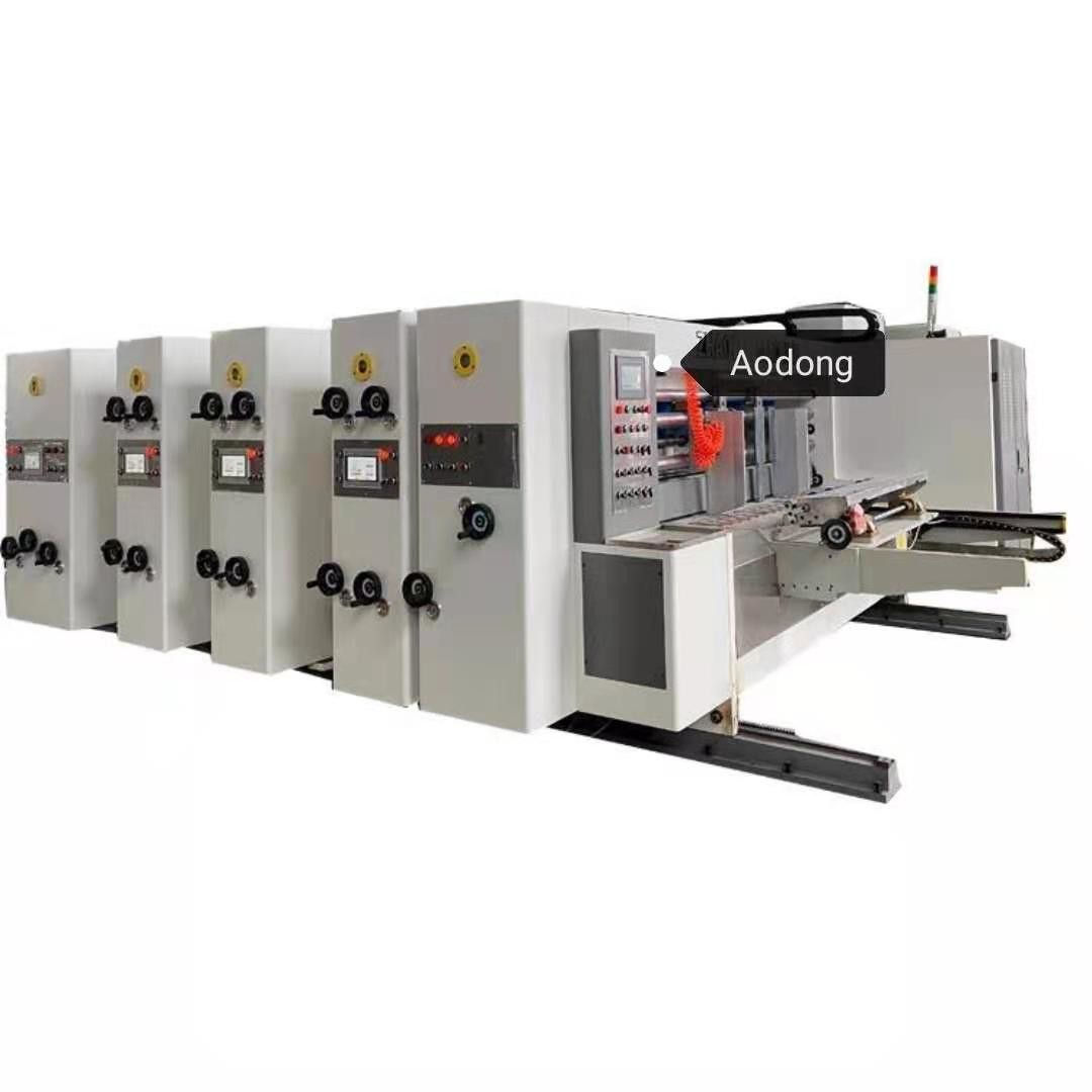 High Velocity Flexo Printing Slotting Die Cutting Machine Precision Control