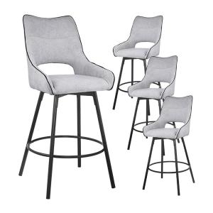 Wholesale ISO 9001 Upholstered Dining Room Furnitures Modern Textile Accent Arm Chair With Metal Legs from china suppliers