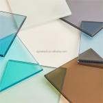 8.38mm 10.38mm French Green PVB Laminated Safety Glass for Kitchen Staircase