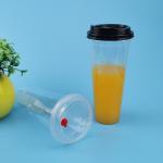PET Leakage Proof 700ml Plastic Bubble Tea Cups