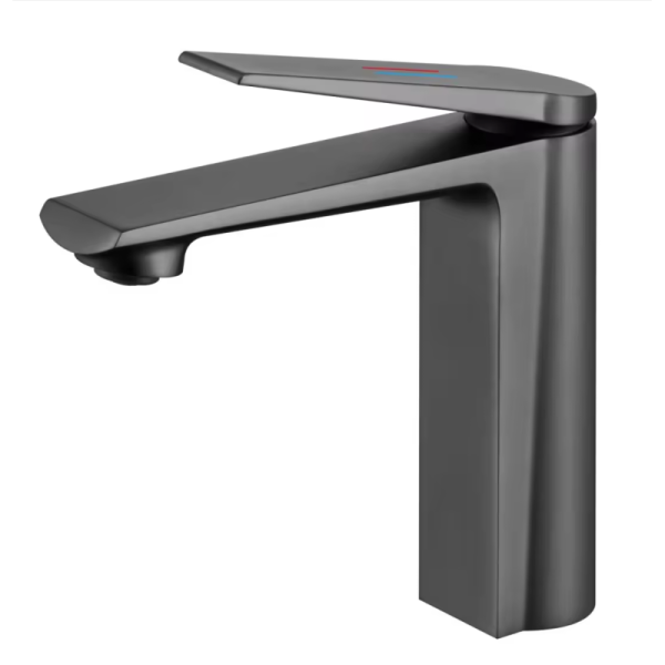 Adjustable Polished Brass Type Ceramic Valve Core Cold Hot Matte Black Basin Sink Faucet Mixer Tap