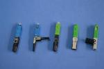 Singlemode SC Field Assembly 9 / 125um Optical Fiber Connectors (FAST Connector)